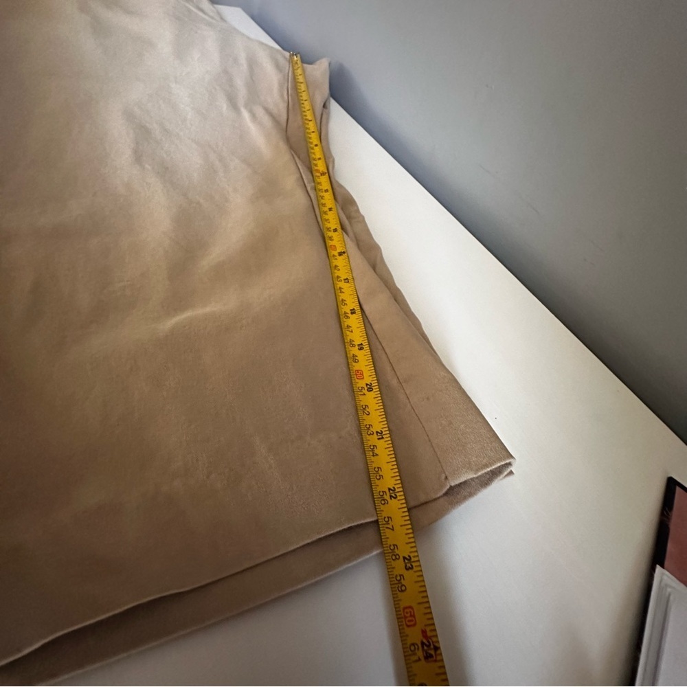 Lane Bryant Womens Flat Front Dress Pants Plus Size 26 Light Beige Pockets - Picture 12 of 12